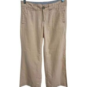 Pilcro Anthropologie Light Pink Cotton Flare Pants. #26. 15" waist